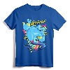 Disney Aladdin Genie Retro Abstract Portrait Logo T-Shirt - Officially Licensed Disney Apparel for Fans of Aladdin and the Genie