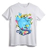 Disney Aladdin Genie Retro Abstract Portrait Logo T-Shirt - Officially Licensed Disney Apparel for Fans of Aladdin and the Genie
