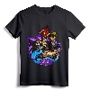 Disney Aladdin Jafar Genie Jasmine Art Graphic T-Shirt - Officially Licensed Lightweight Tee with Double-Needle Hem