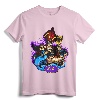 Disney Aladdin Jafar Genie Jasmine Art Graphic T-Shirt - Officially Licensed Lightweight Tee with Double-Needle Hem