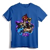Disney Aladdin Jafar Genie Jasmine Art Graphic T-Shirt - Officially Licensed Lightweight Tee with Double-Needle Hem