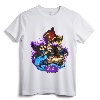 Disney Aladdin Jafar Genie Jasmine Art Graphic T-Shirt - Officially Licensed Lightweight Tee with Double-Needle Hem