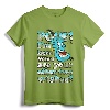 Disney Aladdin Genie POOF! 2 Wishes Gradient Text Portrait T-Shirt - Official Licensed Apparel for Fans