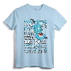 Disney Aladdin Genie POOF! 2 Wishes Gradient Text Portrait T-Shirt - Official Licensed Apparel for Fans