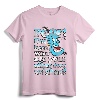 Disney Aladdin Genie POOF! 2 Wishes Gradient Text Portrait T-Shirt - Official Licensed Apparel for Fans