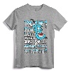 Disney Aladdin Genie POOF! 2 Wishes Gradient Text Portrait T-Shirt - Official Licensed Apparel for Fans