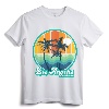 Vintage Los Angeles California Summer 90s Beach Souvenirs T-Shirt - Retro Palm Trees Surfboard Design for Men, Women, Kids - Lightweight Beach Vibes Tee