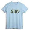 Men's 510 The Bay Area Oakland Baseball T-Shirt - Represent East Bay Area Pride with Hometown Love Tee
