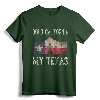 Don't California My Texas Alamo Lone Star State Flag T-Shirt - Proud Texan Apparel with Texas Flag Alamo Design