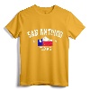 Vintage San Antonio The Alamo Texas Flag T-Shirt - Classic Design for Texas Pride and Alamo Memorabilia