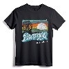 Branson Missouri Vintage 80s Style Retro Distressed T-Shirt - Souvenir Tee for Outdoor Lovers and Tourists