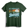Branson Missouri Vintage 80s Style Retro Distressed T-Shirt - Souvenir Tee for Outdoor Lovers and Tourists