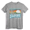 Branson Missouri Vintage 80s Style Retro Distressed T-Shirt - Souvenir Tee for Outdoor Lovers and Tourists