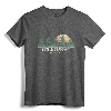 Branson MO Vintage Throwback Tee Retro 70s Design T-Shirt - Unique Sunset Pine Trees Graphic Tee for Men, Women, and Kids