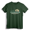 Branson MO Vintage Throwback Tee Retro 70s Design T-Shirt - Unique Sunset Pine Trees Graphic Tee for Men, Women, and Kids