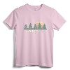 Branson MO Vintage Throwback Tee Retro 70s Design T-Shirt - Unique Sunset Pine Trees Graphic Tee for Men, Women, and Kids