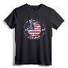 Branson Missouri MO Vacation Souvenir Graphic T-Shirt - Patriotic USA American Flag Tee for Nostalgic Missouri Vacationers