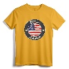 Branson Missouri MO Vacation Souvenir Graphic T-Shirt - Patriotic USA American Flag Tee for Nostalgic Missouri Vacationers