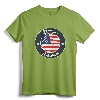 Branson Missouri MO Vacation Souvenir Graphic T-Shirt - Patriotic USA American Flag Tee for Nostalgic Missouri Vacationers