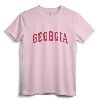 Georgia GA Vintage Sports Design Red T-Shirt - Retro Athletic Tee for Georgia Sports Fans and State Pride Enthusiasts