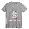 Vintage Georgia Pride Home State GA T-Shirt - Georgia Peach Souvenir Tee for Men and Women