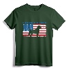 American Flag Alapaha Blue Blood Bulldog T-Shirt - Patriotic Gift for Alapaha Blue Blood Bulldog Owners on American Holidays