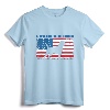 American Flag Alapaha Blue Blood Bulldog T-Shirt - Patriotic Gift for Alapaha Blue Blood Bulldog Owners on American Holidays