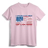 American Flag Alapaha Blue Blood Bulldog T-Shirt - Patriotic Gift for Alapaha Blue Blood Bulldog Owners on American Holidays