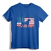 American Flag Alapaha Blue Blood Bulldog T-Shirt - Patriotic Gift for Alapaha Blue Blood Bulldog Owners on American Holidays