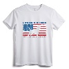 American Flag Alapaha Blue Blood Bulldog T-Shirt - Patriotic Gift for Alapaha Blue Blood Bulldog Owners on American Holidays