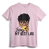 Living My Best Life Black Woman T-Shirt - Melanin-Inspired Apparel for Black History Month and African Heritage Celebration
