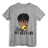 Living My Best Life Black Woman T-Shirt - Melanin-Inspired Apparel for Black History Month and African Heritage Celebration