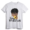 Living My Best Life Black Woman T-Shirt - Melanin-Inspired Apparel for Black History Month and African Heritage Celebration