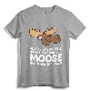 Moose Alaska Always Be Yourself Unless You Can Be A Moose T-Shirt - Funny Cartoon Moose Apparel for Moose Lovers of All Ages