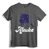 Alaska State T-shirt The Last Frontier Alaska Home Shirt - Classic Fit Tee for Alaskan Residents and State Pride Enthusiasts