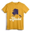Alaska State T-shirt The Last Frontier Alaska Home Shirt - Classic Fit Tee for Alaskan Residents and State Pride Enthusiasts