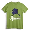 Alaska State T-shirt The Last Frontier Alaska Home Shirt - Classic Fit Tee for Alaskan Residents and State Pride Enthusiasts