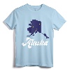 Alaska State T-shirt The Last Frontier Alaska Home Shirt - Classic Fit Tee for Alaskan Residents and State Pride Enthusiasts
