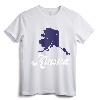 Alaska State T-shirt The Last Frontier Alaska Home Shirt - Classic Fit Tee for Alaskan Residents and State Pride Enthusiasts