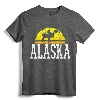 Vintage Alaska USA America Moose T-Shirt - Classic Wildlife Tee for Nature Lovers and Outdoor Enthusiasts