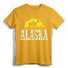 Vintage Alaska USA America Moose T-Shirt - Classic Wildlife Tee for Nature Lovers and Outdoor Enthusiasts