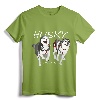 Siberian Husky Power Awesome Cute Husky T-Shirt - Wild Dog Lover Apparel for Men and Women