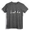 Siberian Husky Heartbeat Shirt - Gift for Men Women Boys Girls - Cute Husky Tee for Dog Lovers of All Ages