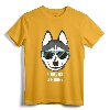Malamute Cool as a Siberian Husky Shirt with Sunglasses - Dog Lover Apparel for Husky, Malamute, Shiba Inu Owners