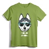 Malamute Cool as a Siberian Husky Shirt with Sunglasses - Dog Lover Apparel for Husky, Malamute, Shiba Inu Owners