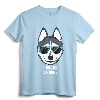 Malamute Cool as a Siberian Husky Shirt with Sunglasses - Dog Lover Apparel for Husky, Malamute, Shiba Inu Owners