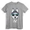 Malamute Cool as a Siberian Husky Shirt with Sunglasses - Dog Lover Apparel for Husky, Malamute, Shiba Inu Owners
