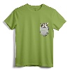 Mal Mally Pocket Chest Bag for Alaska Dog Owners T-Shirt - Unique Dog Breed Motif Tee for Dog Lovers and Trainers