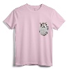 Mal Mally Pocket Chest Bag for Alaska Dog Owners T-Shirt - Unique Dog Breed Motif Tee for Dog Lovers and Trainers