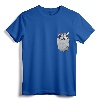 Mal Mally Pocket Chest Bag for Alaska Dog Owners T-Shirt - Unique Dog Breed Motif Tee for Dog Lovers and Trainers